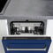 18 in. Tallac Series 3rd Rack Top Control Dishwasher with a Stainless Steel Tub with Blue Gloss Panel, 51dBa