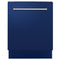 24 In. Tallac Series 3rd Rack Dishwasher With Blue Gloss Panel And Traditional Handle, 51dba