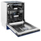 24 In. Tallac Series 3rd Rack Dishwasher With Blue Gloss Panel And Traditional Handle, 51dba