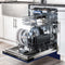 24 In. Tallac Series 3rd Rack Dishwasher With Blue Gloss Panel And Traditional Handle, 51dba