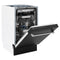 18 In. Tallac Series 3rd Rack Top Control Dishwasher With A Stainless Steel Tub With Black Matte Panel, 51dba