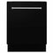 24 In. Tallac Series 3rd Rack Dishwasher With Black Matte Panel And Traditional Handle, 51dba