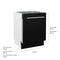 24 In. Tallac Series 3rd Rack Dishwasher With Black Matte Panel And Traditional Handle, 51dba