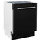 24 In. Tallac Series 3rd Rack Dishwasher With Black Matte Panel And Traditional Handle, 51dba