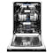 24 In. Tallac Series 3rd Rack Dishwasher With Black Matte Panel And Traditional Handle, 51dba