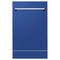 18 In. Tallac Series 3rd Rack Top Control Dishwasher With A Stainless Steel Tub With Blue Matte Panel, 51dba