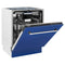 24 In. Tallac Series 3rd Rack Dishwasher With Blue Matte Panel And Traditional Handle, 51dba