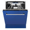 24 In. Tallac Series 3rd Rack Dishwasher With Blue Matte Panel And Traditional Handle, 51dba