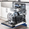 24 In. Tallac Series 3rd Rack Dishwasher With Blue Matte Panel And Traditional Handle, 51dba