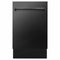 18 In. Tallac Series 3rd Rack Top Control Dishwasher With A Stainless Steel Tub With Black Stainless Panel, 51dba
