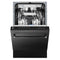 18 In. Tallac Series 3rd Rack Top Control Dishwasher With A Stainless Steel Tub With Black Stainless Panel, 51dba