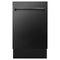 18 In. Tallac Series 3rd Rack Top Control Dishwasher With A Stainless Steel Tub With Black Stainless Panel, 51dba