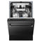 18 In. Tallac Series 3rd Rack Top Control Dishwasher With A Stainless Steel Tub With Black Stainless Panel, 51dba