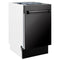 18 In. Tallac Series 3rd Rack Top Control Dishwasher With A Stainless Steel Tub With Black Stainless Panel, 51dba