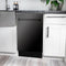 18 In. Tallac Series 3rd Rack Top Control Dishwasher With A Stainless Steel Tub With Black Stainless Panel, 51dba