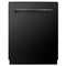 24 In. Tallac Series 3rd Rack Dishwasher With Black Stainless Steel Panel And Traditional Handle, 51dba