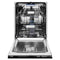 24 In. Tallac Series 3rd Rack Dishwasher With Black Stainless Steel Panel And Traditional Handle, 51dba
