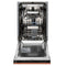 18 In. Tallac Series 3rd Rack Top Control Dishwasher With A Stainless Steel Tub With Copper Panel, 51dba