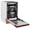 18 In. Tallac Series 3rd Rack Top Control Dishwasher With A Stainless Steel Tub With Copper Panel, 51dba
