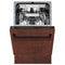 18 In. Tallac Series 3rd Rack Top Control Dishwasher With A Stainless Steel Tub With Hand-hammered Copper Panel, 51dba