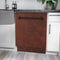 24 In. Tallac Series 3rd Rack Dishwasher With Hand-hammered Copper Panel And Traditional Handle, 51dba