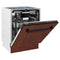 24 In. Tallac Series 3rd Rack Dishwasher With Hand-hammered Copper Panel And Traditional Handle, 51dba