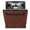 24 In. Tallac Series 3rd Rack Dishwasher With Hand-hammered Copper Panel And Traditional Handle, 51dba