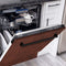 24 In. Tallac Series 3rd Rack Dishwasher With Hand-hammered Copper Panel And Traditional Handle, 51dba