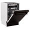 18 In. Tallac Series 3rd Rack Top Control Dishwasher With A Stainless Steel Tub With Oil-rubbed Bronze Panel, 51dba