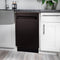 18 In. Tallac Series 3rd Rack Top Control Dishwasher With A Stainless Steel Tub With Oil-rubbed Bronze Panel, 51dba