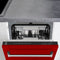 18 In. Tallac Series 3rd Rack Top Control Dishwasher With A Stainless Steel Tub With Red Gloss Panel, 51dba