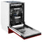 18 In. Tallac Series 3rd Rack Top Control Dishwasher With A Stainless Steel Tub With Red Gloss Panel, 51dba