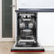 18 In. Tallac Series 3rd Rack Top Control Dishwasher With A Stainless Steel Tub With Red Gloss Panel, 51dba