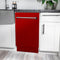 18 In. Tallac Series 3rd Rack Top Control Dishwasher With A Stainless Steel Tub With Red Gloss Panel, 51dba