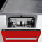 18 in. Tallac Series 3rd Rack Top Control Dishwasher with a Stainless Steel Tub with Red Matte Panel, 51dBa