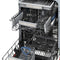 18 in. Tallac Series 3rd Rack Top Control Dishwasher with a Stainless Steel Tub with Red Matte Panel, 51dBa