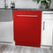 24 In. Tallac Series 3rd Rack Dishwasher With Red Matte Panel And Traditional Handle, 51dba