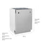 24 In. Tallac Series 3rd Rack Tall Tub Dishwasher With Satin Stainless Steel Panel And Stainless Steel Tub, 51dba