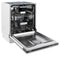 24 In. Tallac Series 3rd Rack Tall Tub Dishwasher With Satin Stainless Steel Panel And Stainless Steel Tub, 51dba