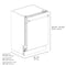 24 In. Tallac Series 3rd Rack Tall Tub Dishwasher With Satin Stainless Steel Panel And Stainless Steel Tub, 51dba