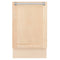 18 In. Tallac Series 3rd Rack Top Control Dishwasher With Unfinished Wood Panel, 51dba