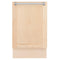 18 In. Tallac Series 3rd Rack Top Control Dishwasher With Unfinished Wood Panel, 51dba