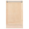 18 In. Tallac Series 3rd Rack Top Control Dishwasher With Unfinished Wood Panel, 51dba