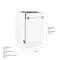 18 In. Tallac Series 3rd Rack Top Control Dishwasher With White Matte Panel, 51dba