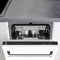 18 In. Tallac Series 3rd Rack Top Control Dishwasher With White Matte Panel, 51dba