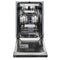 18 In. Tallac Series 3rd Rack Top Control Dishwasher With White Matte Panel, 51dba