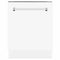 24 In. Tallac Series 3rd Rack Dishwasher With White Matte Panel And Traditional Handle, 51dba
