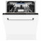 24 In. Tallac Series 3rd Rack Dishwasher With White Matte Panel And Traditional Handle, 51dba