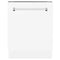 24 In. Tallac Series 3rd Rack Dishwasher With White Matte Panel And Traditional Handle, 51dba