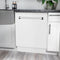 24 In. Tallac Series 3rd Rack Dishwasher With White Matte Panel And Traditional Handle, 51dba